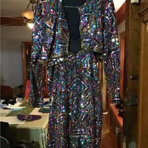 Sequin Multicolor Dress